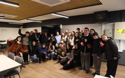 Proyecto VRIM en Campus Los Ángeles presentó material en impresión 3D a jóvenes que asisten al Centro Municipal del Integrado Visual CEMIVI