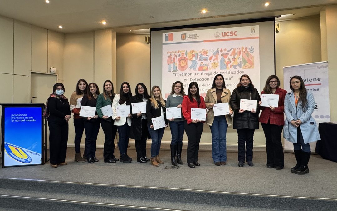 Campus Los Ángeles UdeC participó en ceremonia de entrega de certificados en detección temprana organizada por SENDA
