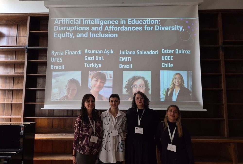 Académica UdeC Los Ángeles presenta innovador proyecto internacional sobre IA y enseñanza del inglés en congreso en Alemania