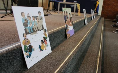 Presentación de libro infantil sobre Los Bunkers dio el vamos a parrilla de actividades por el Mes del Libro en Campus Los Ángeles