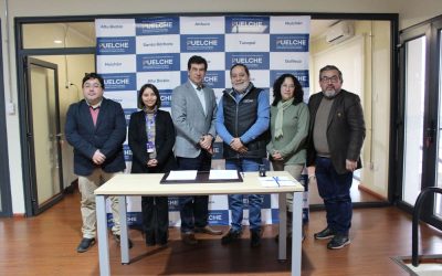 Un convenio con el SLEP Puelche firmó la Universidad de Concepción esperando impactar diversas materias