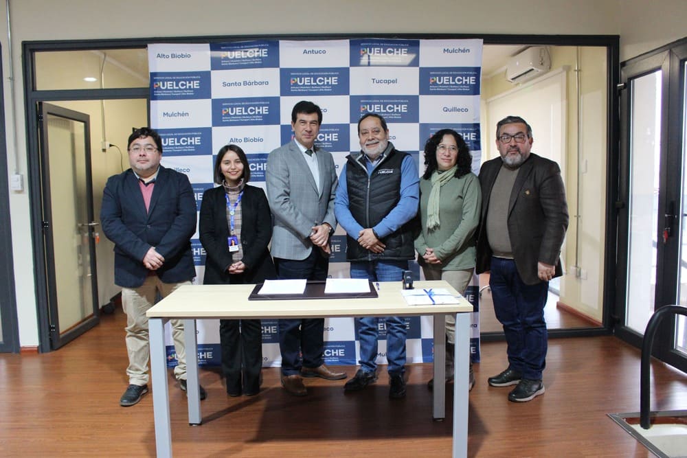Un convenio con el SLEP Puelche firmó la Universidad de Concepción esperando impactar diversas materias