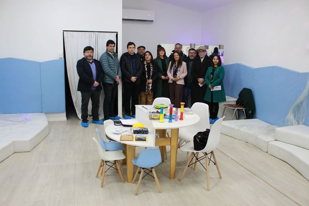 Recabando experiencias: Docentes del Campus Los Ángeles conocieron Sala de Estimulación Multisensorial de colegio local